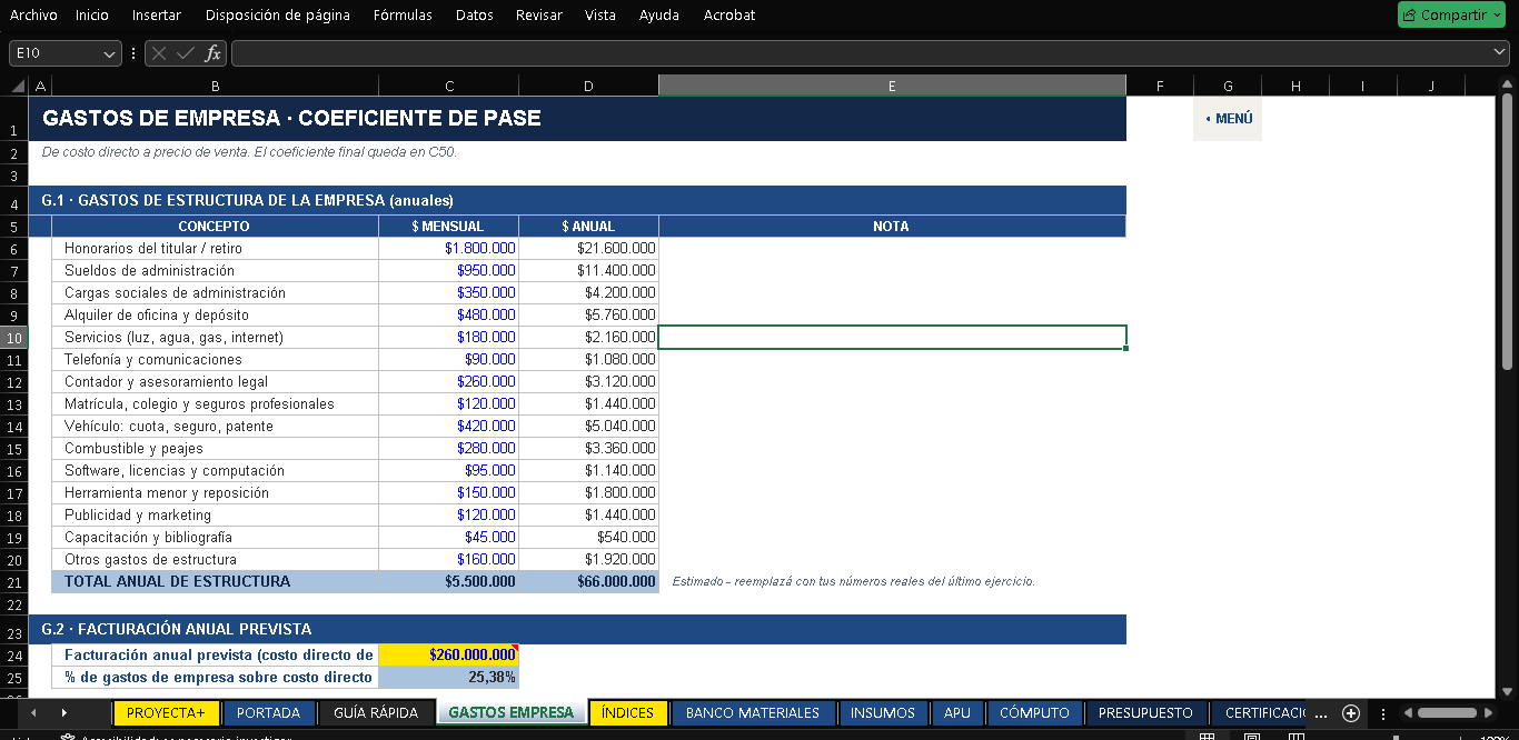 Planilla Vista 4